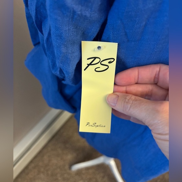 PerSeption Concept Blue Button-Down Shirt | XL | NWT - Picture 6 of 7